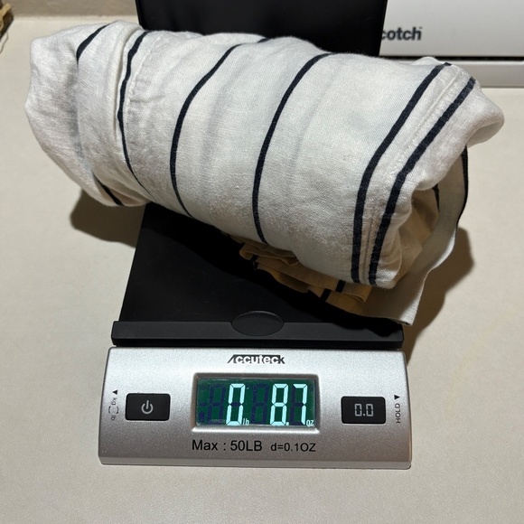 AJ Armani Jeans Women Linen LongSleeve Blazer Sz 12 Made in Italy Classic Preppy - Picture 14 of 14